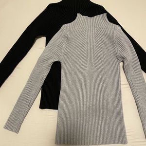 (2/$40) Lovely mock neck sweaters